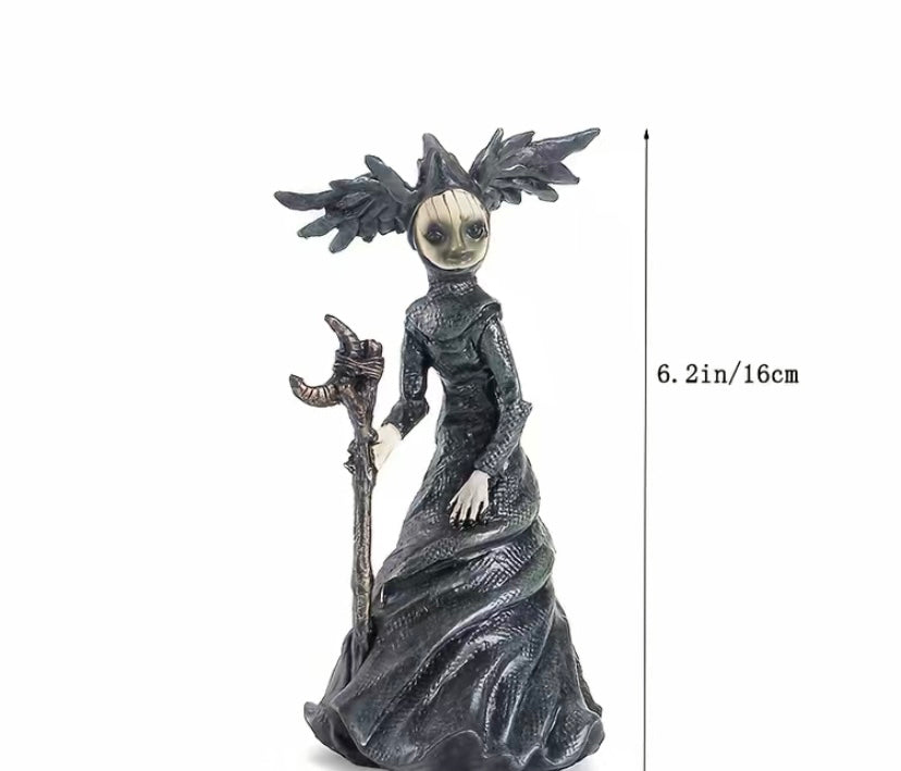 Creepy Resin Witch