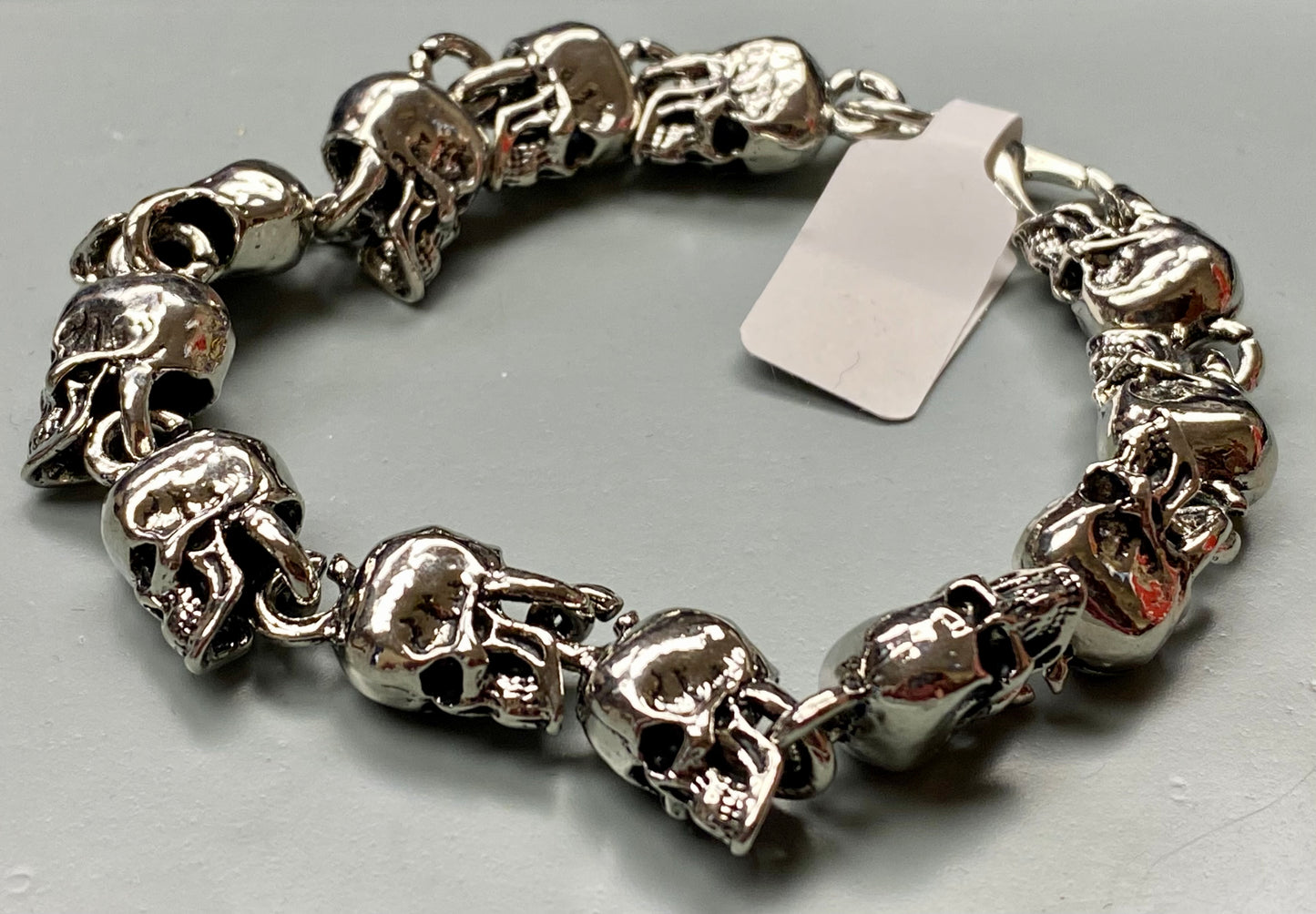 Silver Skull Bracelet