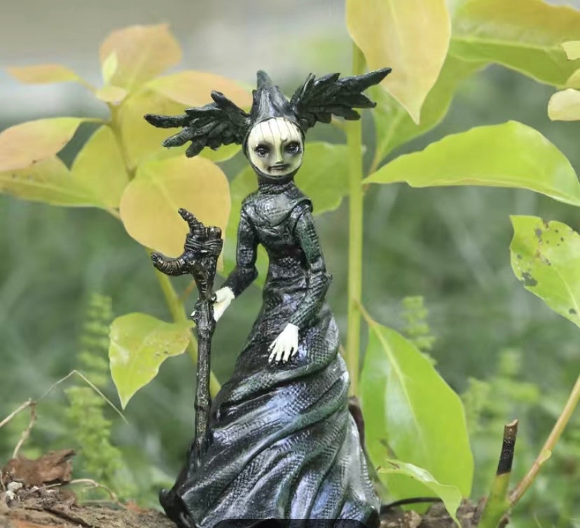 Creepy Resin Witch