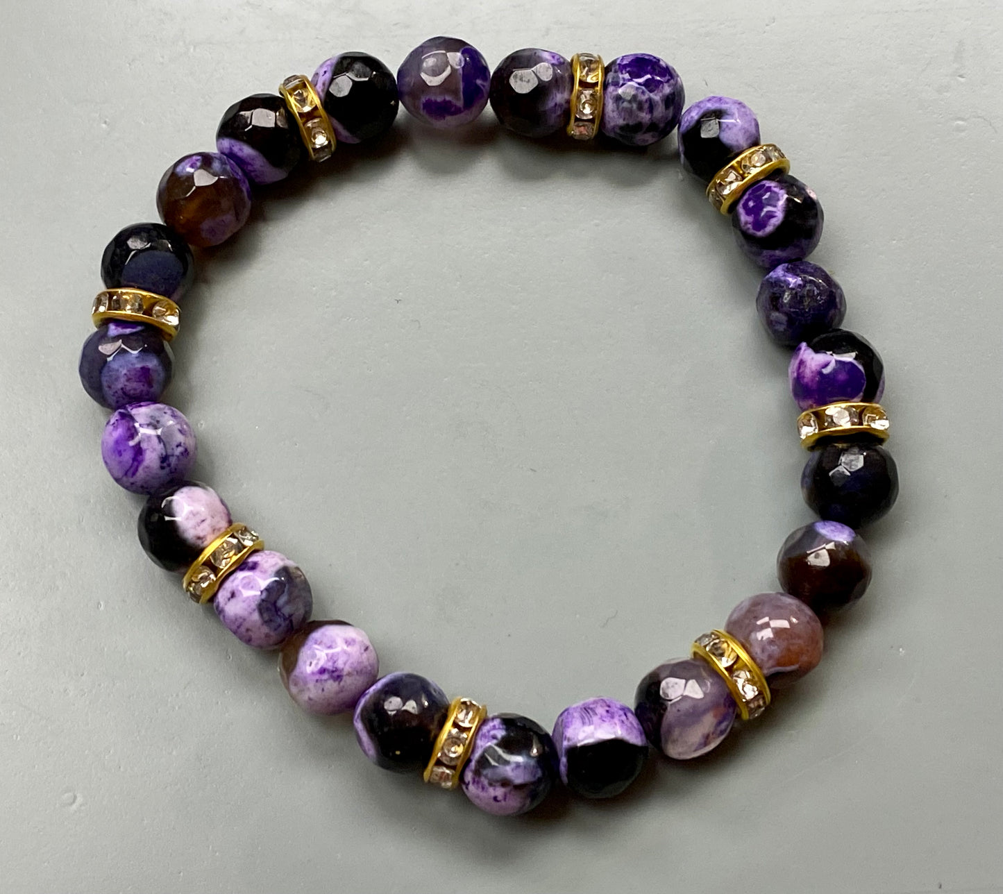 Dark Amethyst Bracelet