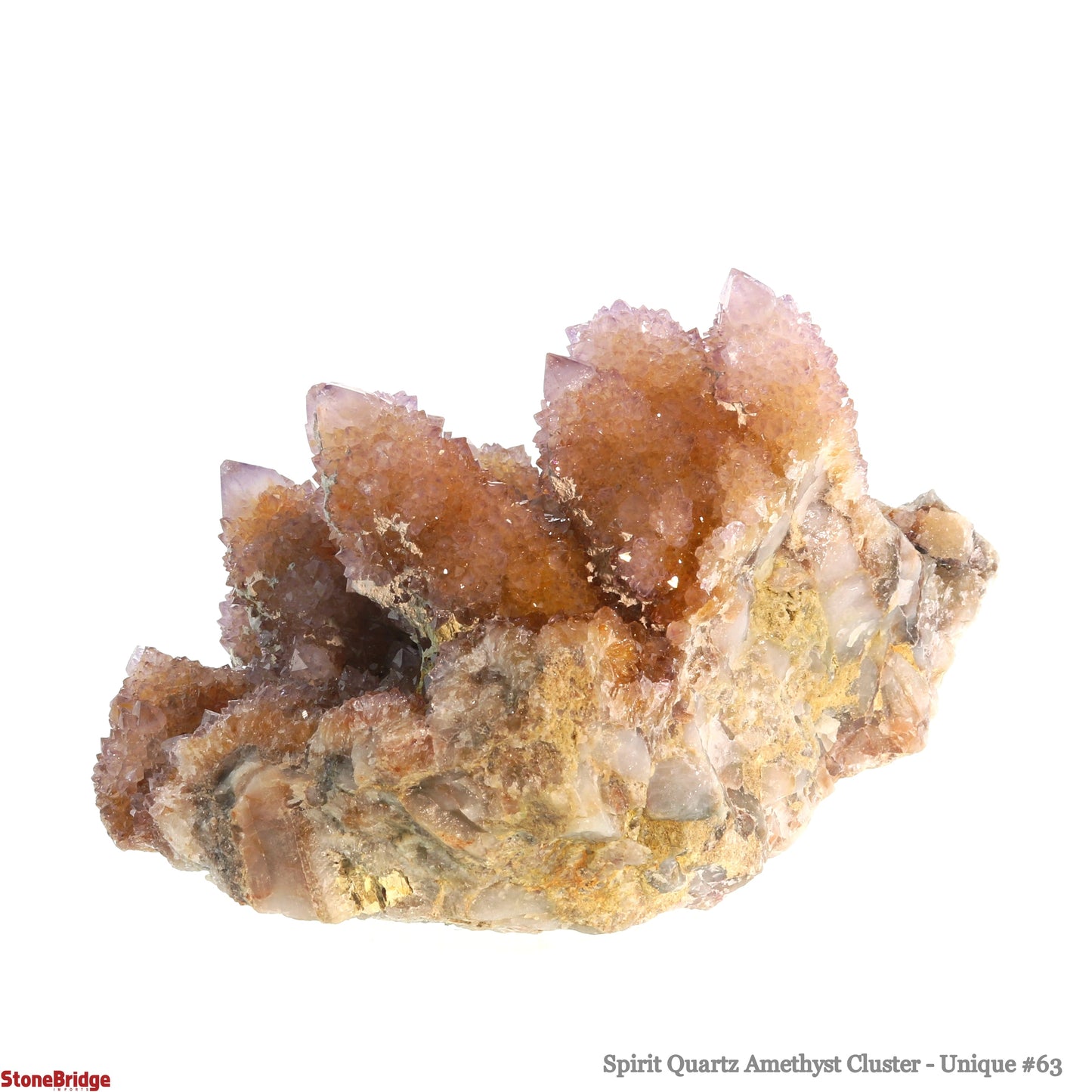 Spirit Quartz Amethyst Cluster