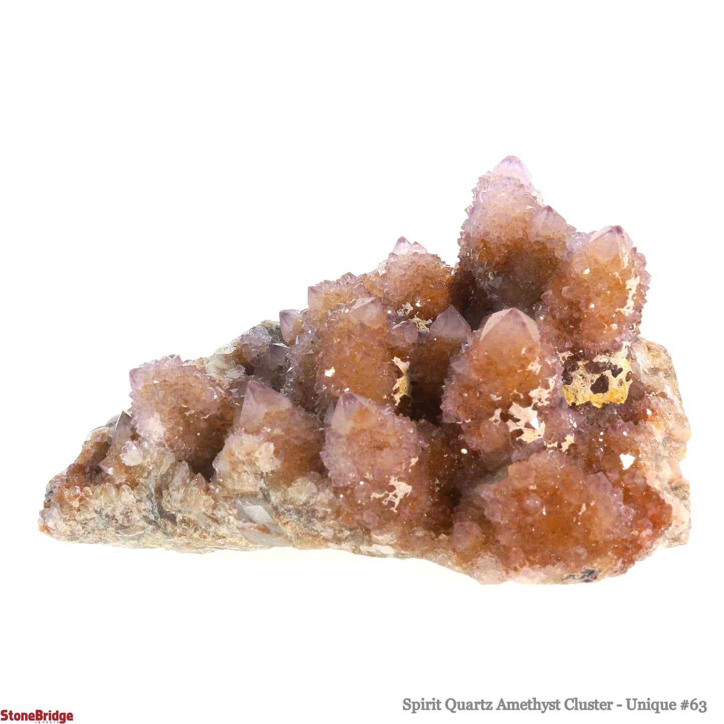 Spirit Quartz Amethyst Cluster