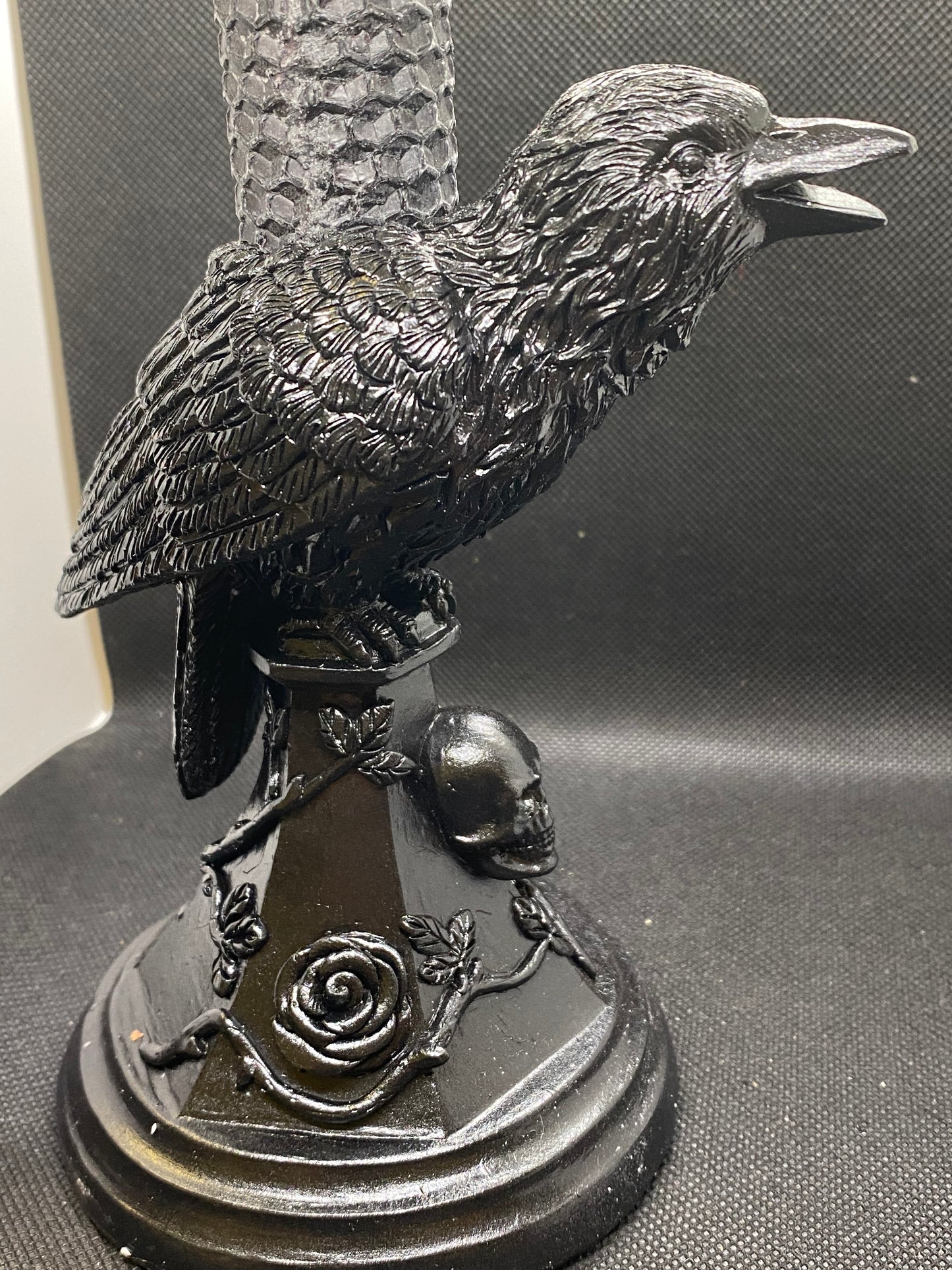 Raven Candle Holder