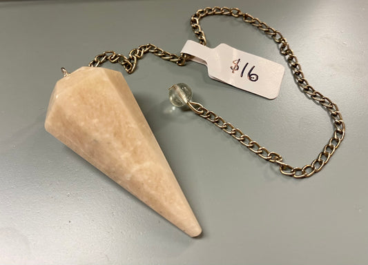 Pendulum ~ Peach Moonstone