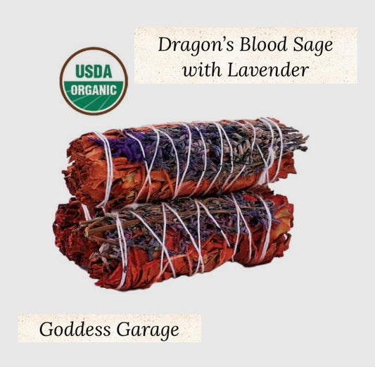 Dragon’s Blood Sage with Lavender