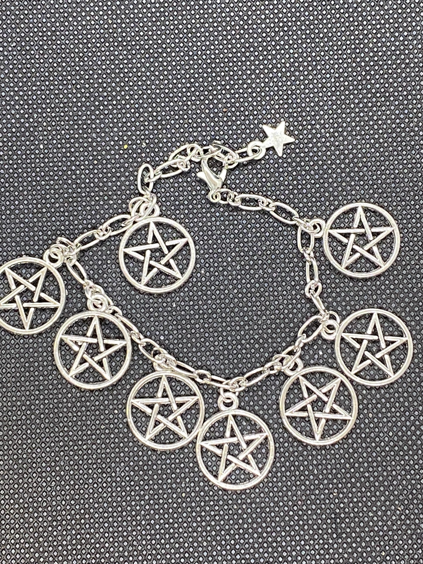 Silver Pentacle Bracelet