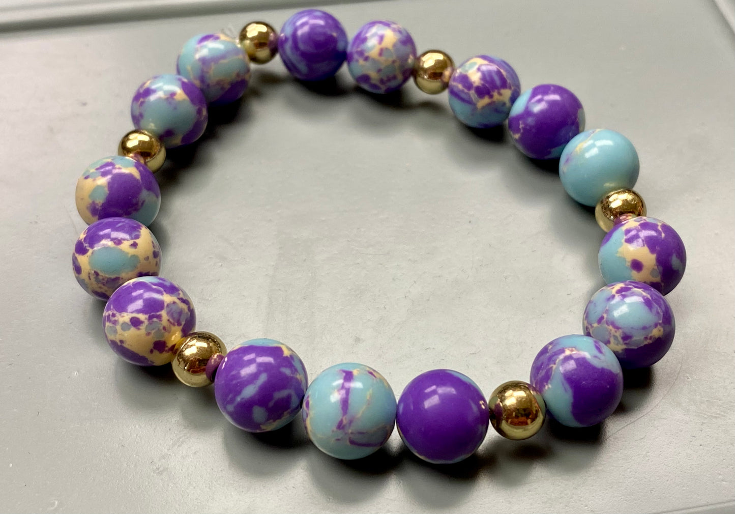 Purple & Blue Bracelet