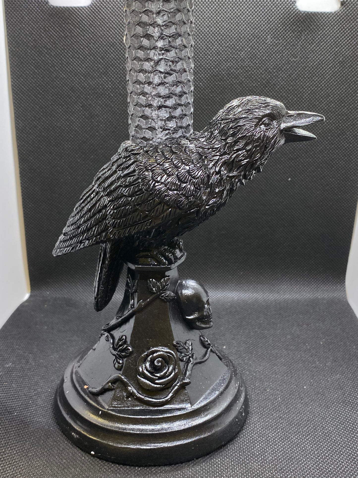 Raven Candle Holder