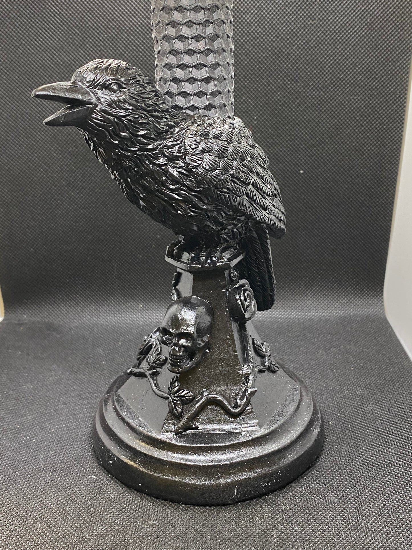 Raven Candle Holder