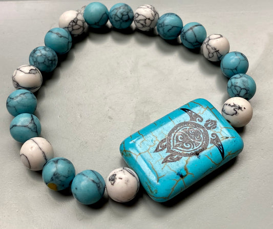 Turquoise Turtle Bracelet