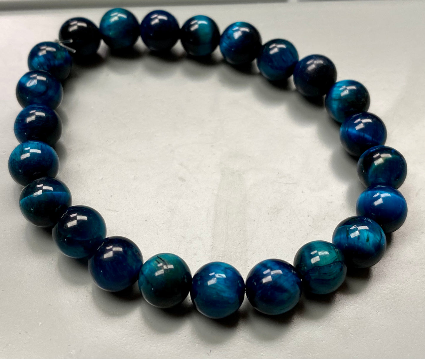 Blue Tigers Eye Bracelet