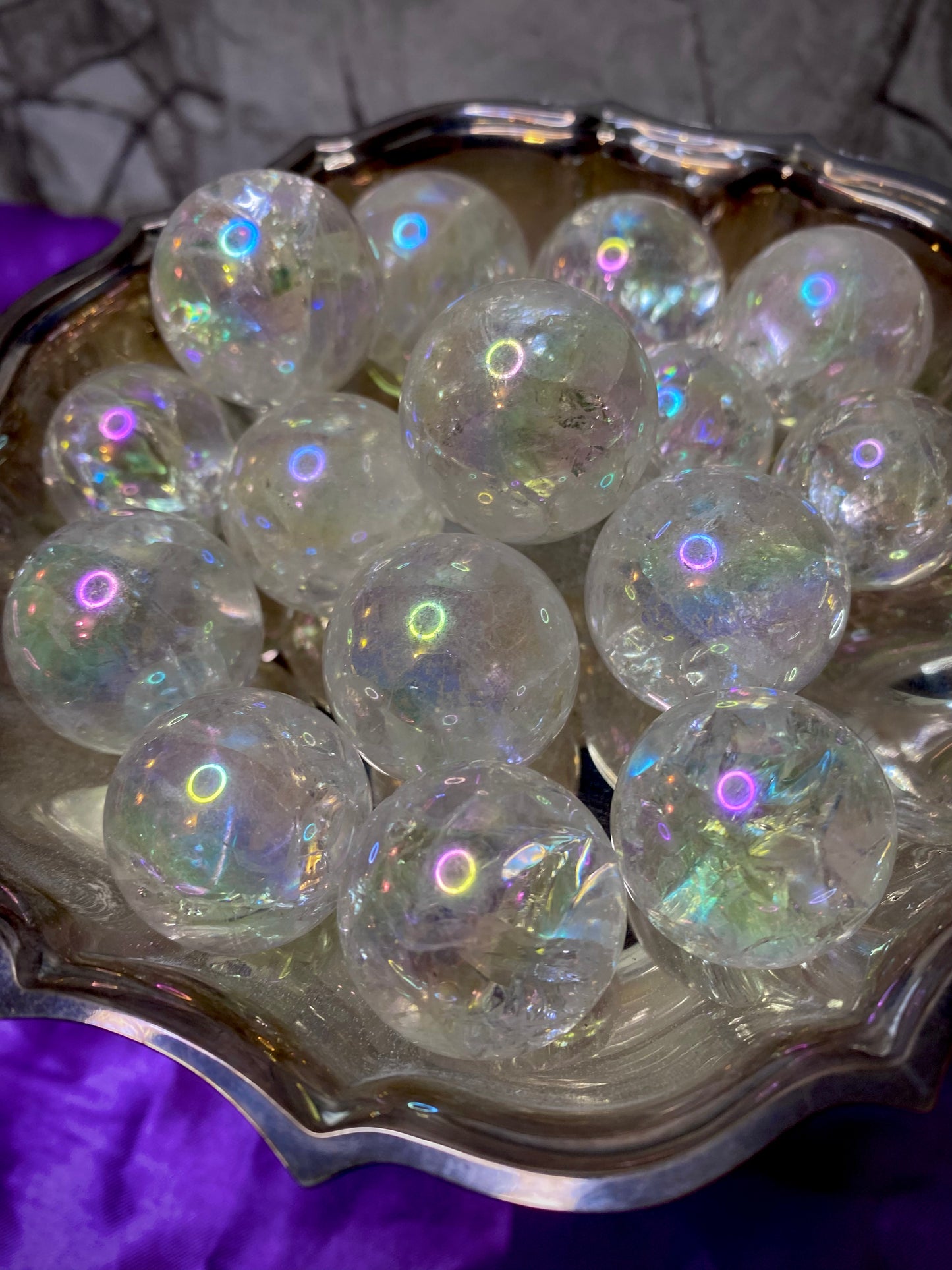 Fire & Ice Angel Aura Spheres