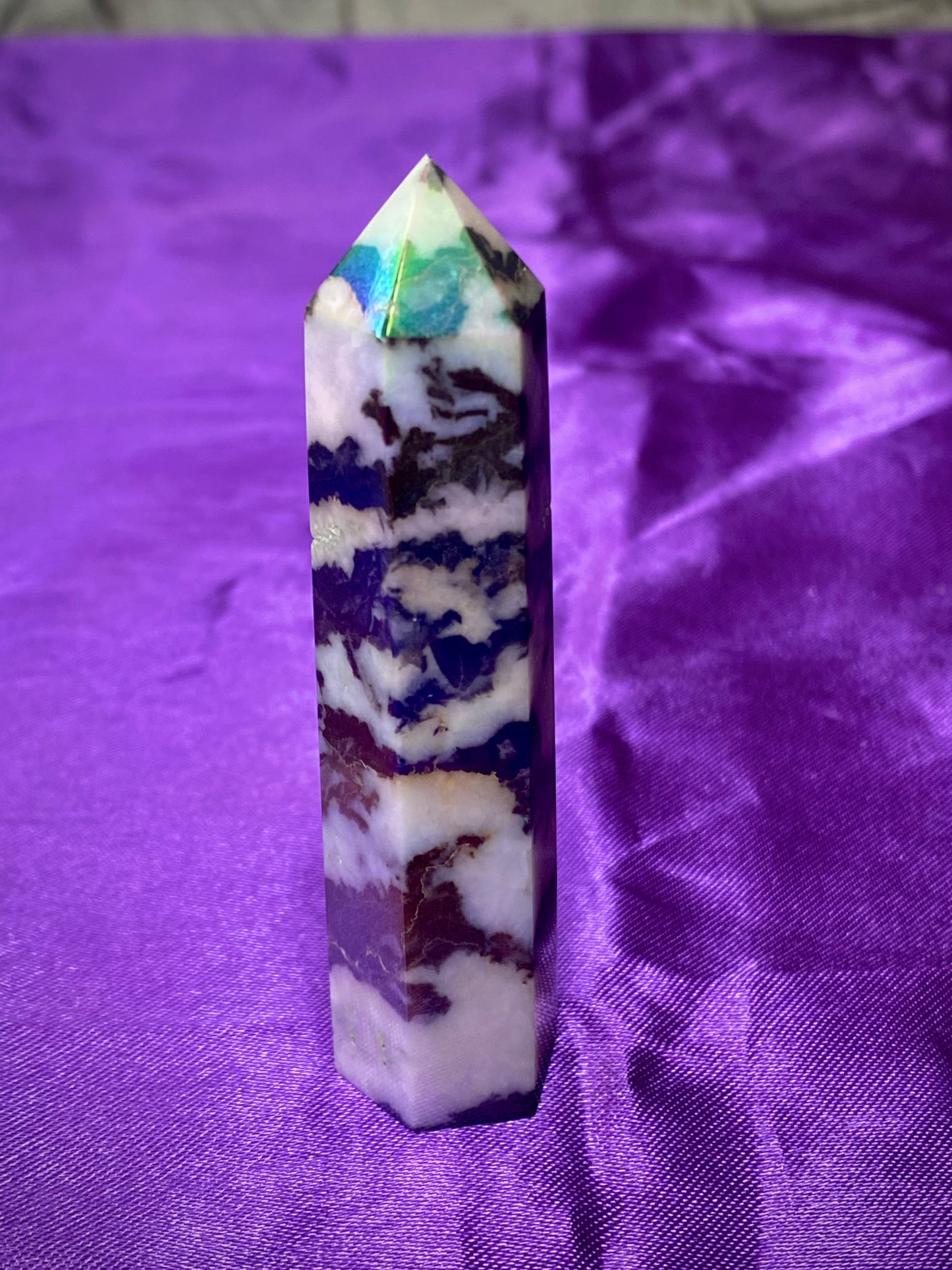 Aura Zebra Jasper Tower