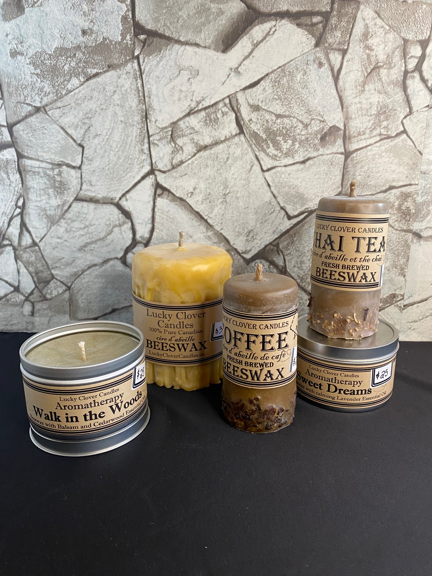 Sage & Copal Infused Beeswax Candles