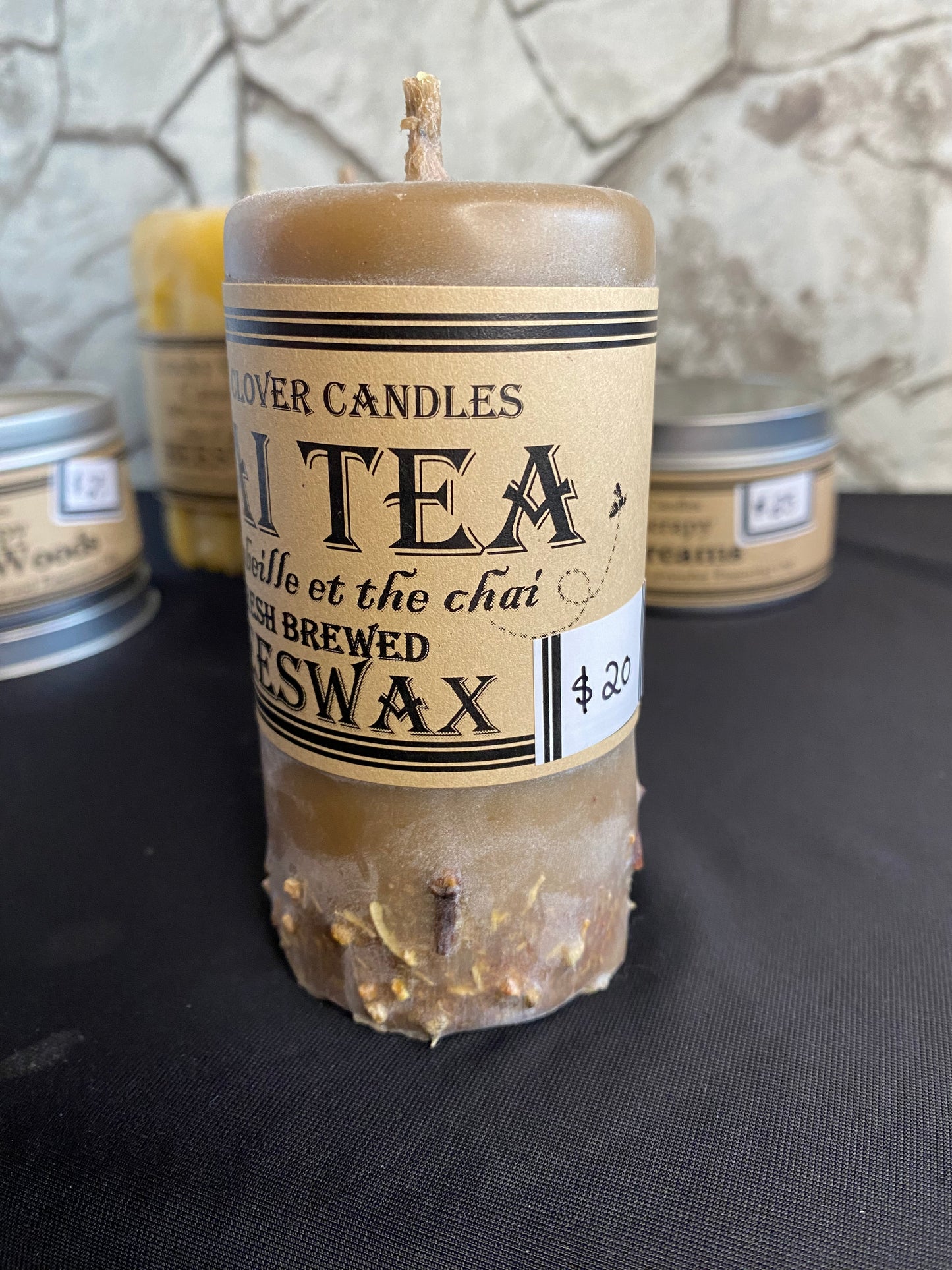 Sage & Copal Infused Beeswax Candles