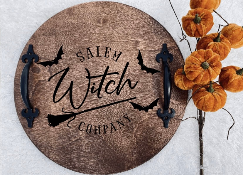 Wooden Witchy Plates